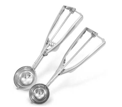 Ice Cream/Cookie Scoops 2-Set 2.5 Tbsp/2 in. and 1.5 Tbsp/1.5 in.