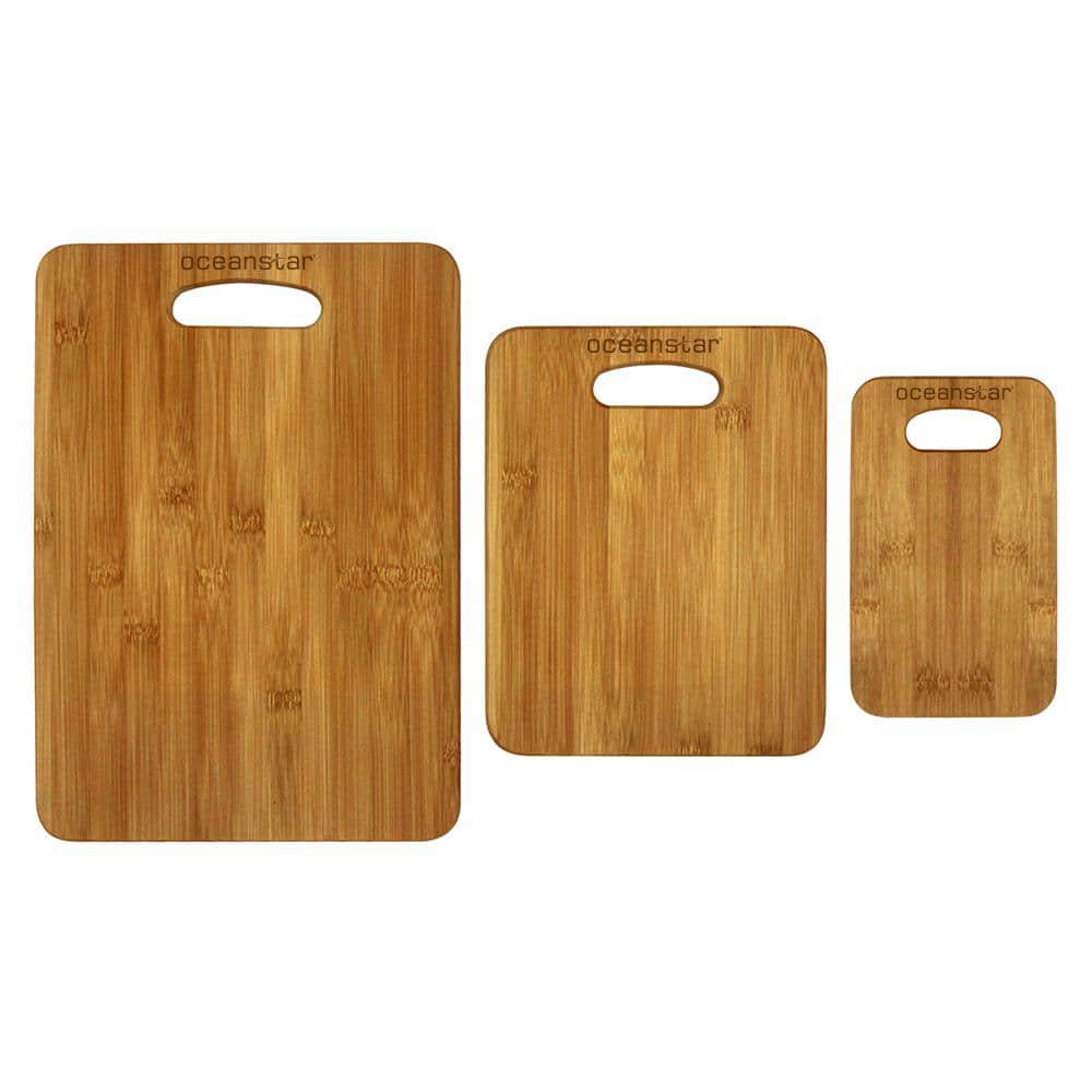 Bamboo Cutting Board Set 3-Piece