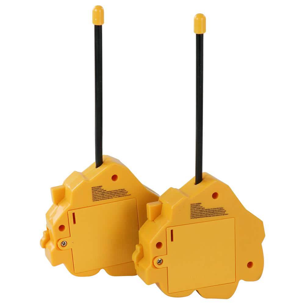 Molded Walkie Talkie Set in Yellow Tonka 2-Piece