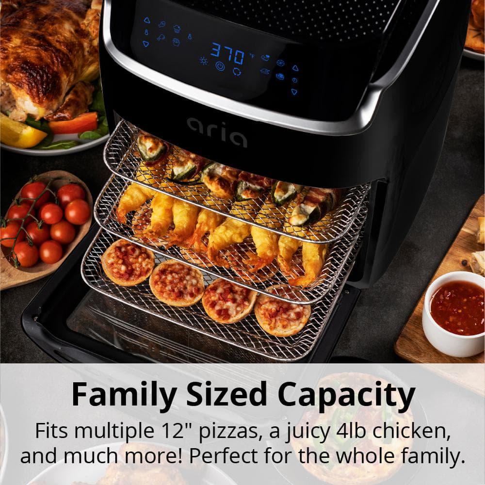 Black AirFryer with Recipe Book 10 qt.