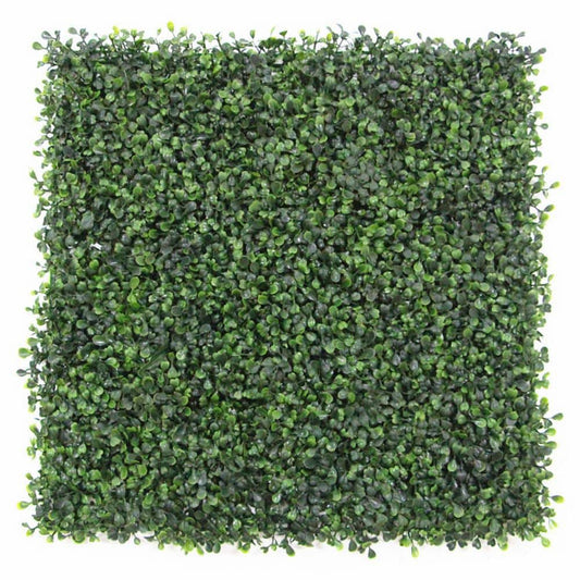 GorgeousHome Artificial Boxwood Hedge Greenery Panels, DarkGreen 20 in. H x 20 in. W (12-pc)