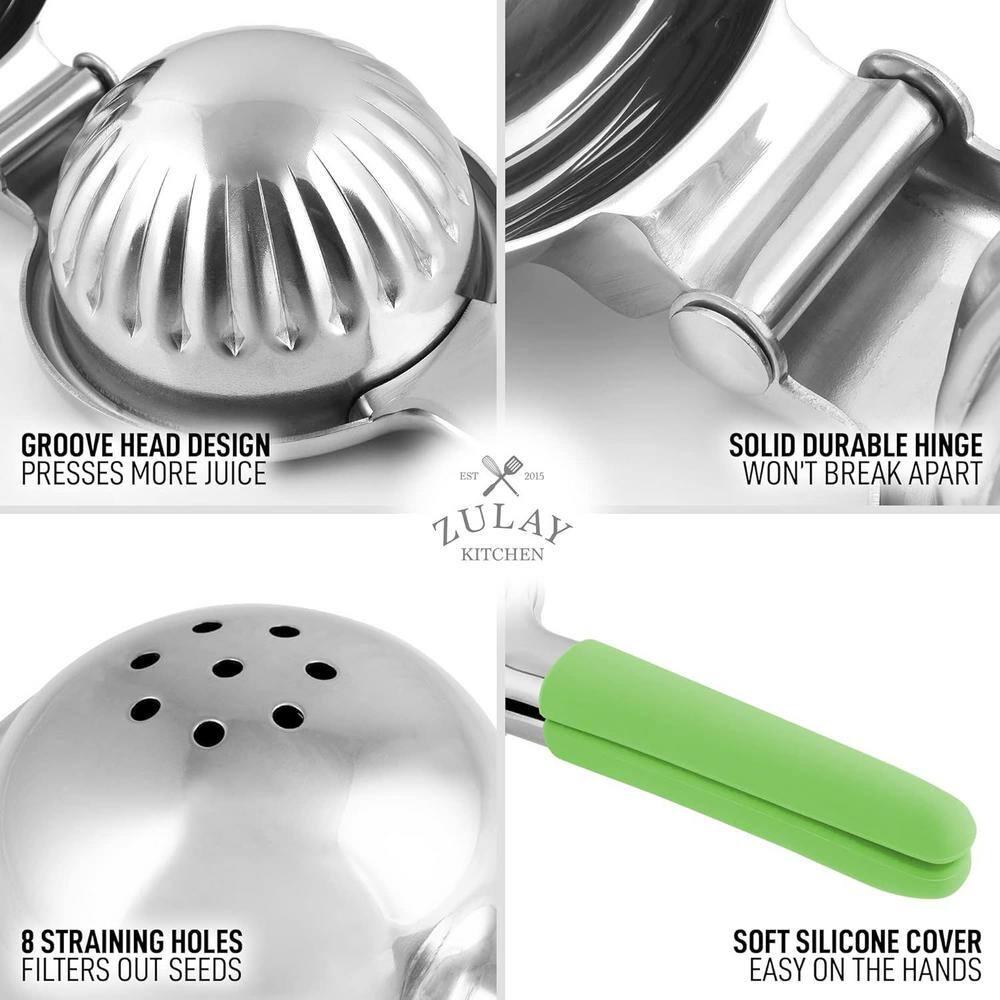 Blade Span with Ultra-Strong High-Quality Stainless Steel Citrus Press Juicer and Lime Squeezer 3 in