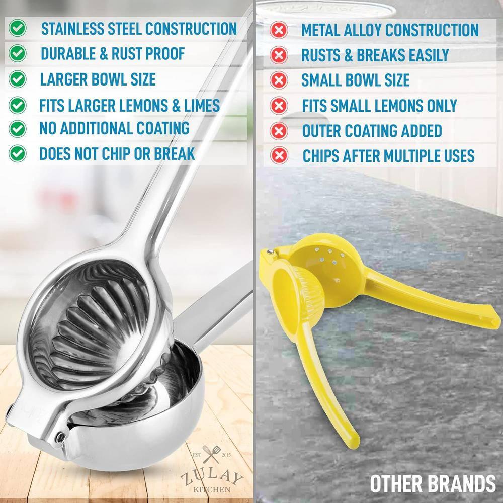 Blade Span with Ultra-Strong High-Quality Stainless Steel Citrus Press Juicer and Lime Squeezer 3 in