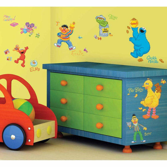 Sesame Street Peel and Stick Wall Decals (45-Piece) 5 in. x 11.5 in.