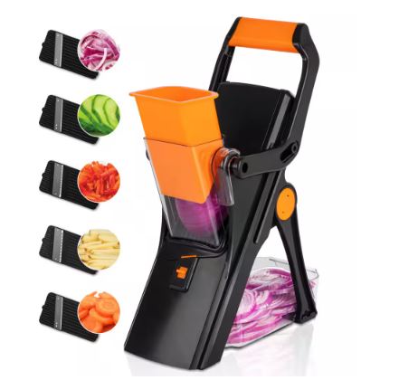 Nutri Slicer Mandoline 5-in-1 Multi-Functional Portable Countertop Kitchen Mandoline