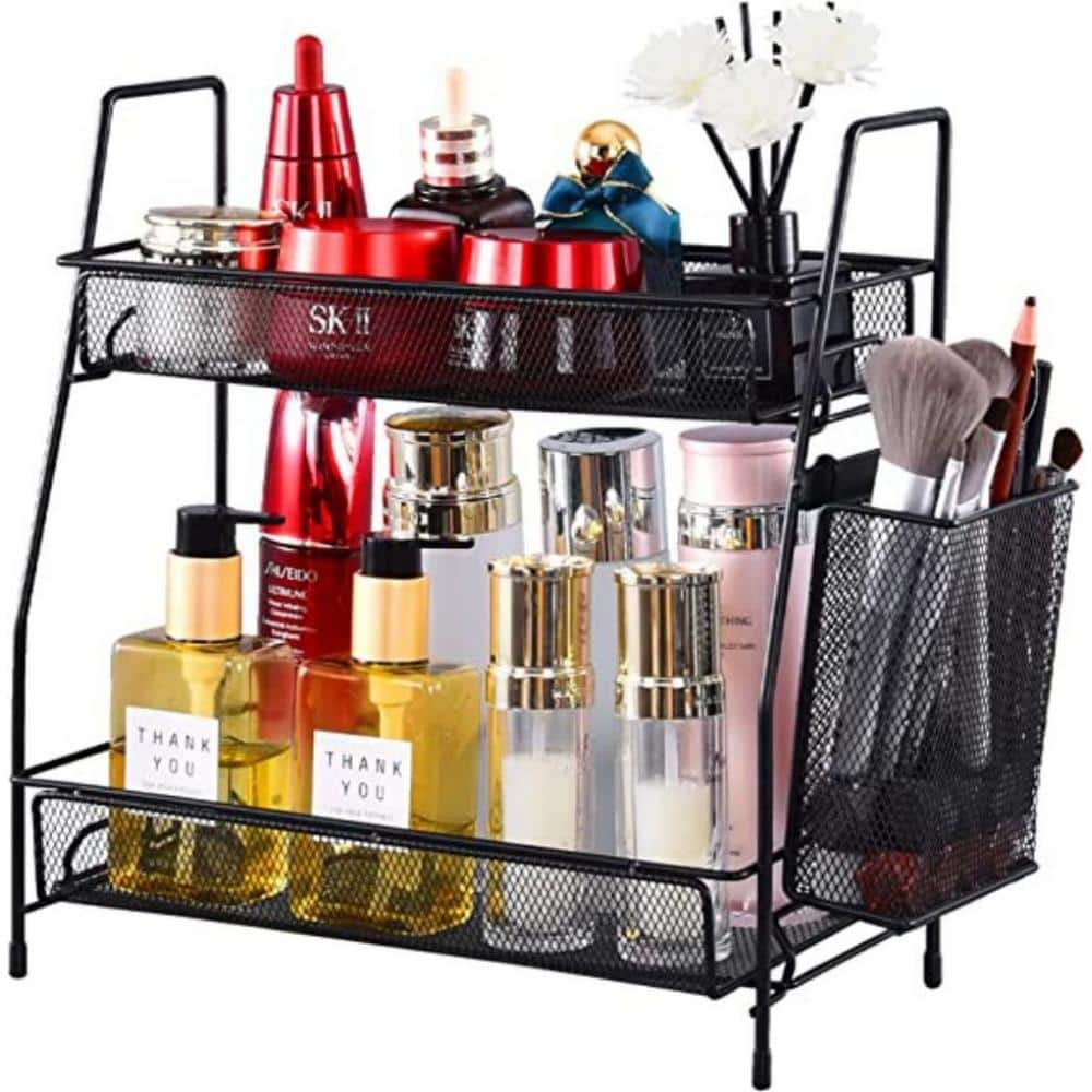 Bathroom Organizer Countertop, 2-Tier Spice Rack Counter Organizer, Skincare Organizers, Storage Organizer