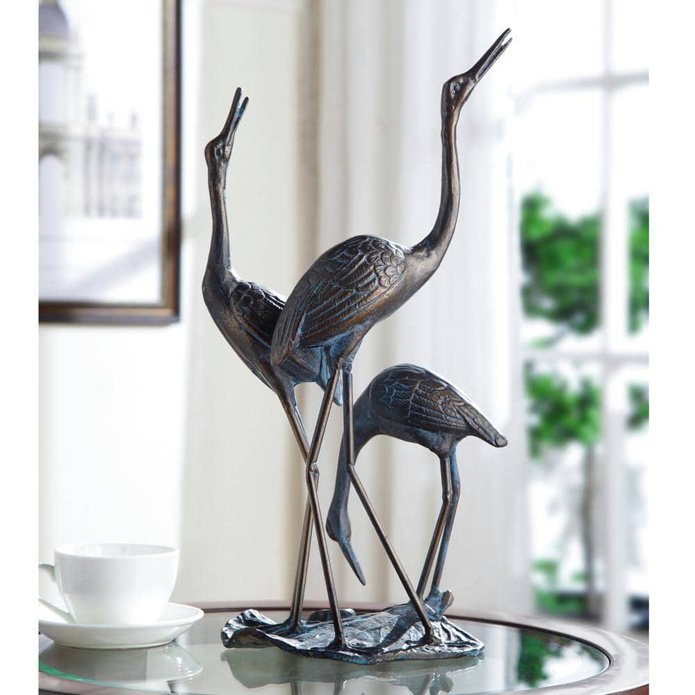 Crane Family Statue