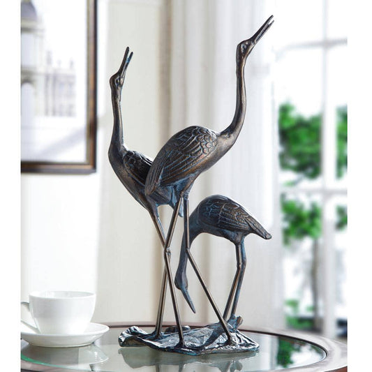 Crane Family Statue