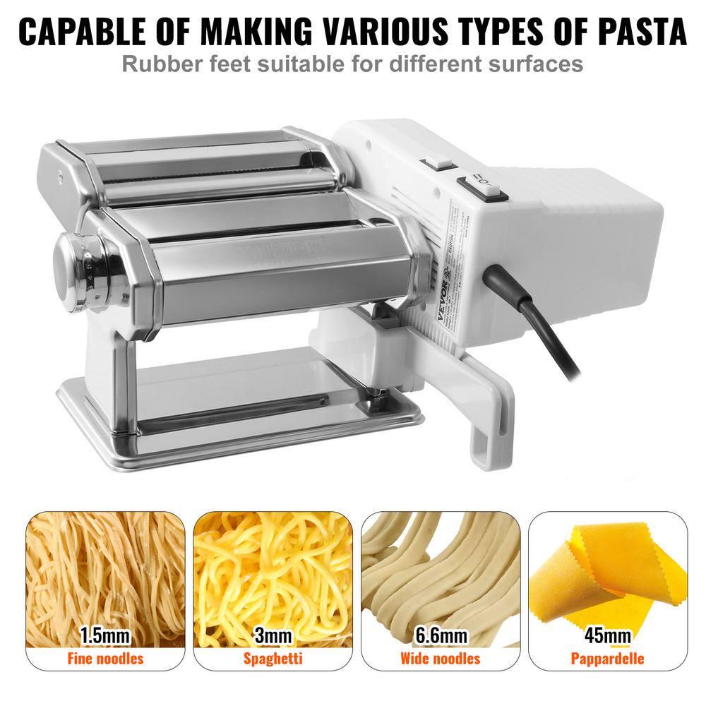 Electric Pasta Maker Machine 9 Adjustable Thickness Settings Noodles Maker Pasta Making Kitchen Tool Kit