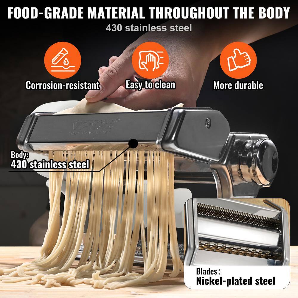 Electric Pasta Maker Machine 9 Adjustable Thickness Settings Noodles Maker Pasta Making Kitchen Tool Kit