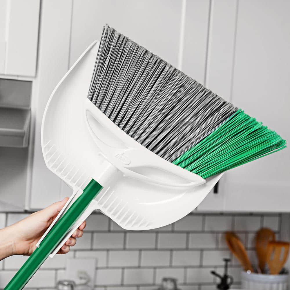 Extra-Large Precision Angle Broom and Dustpan Set