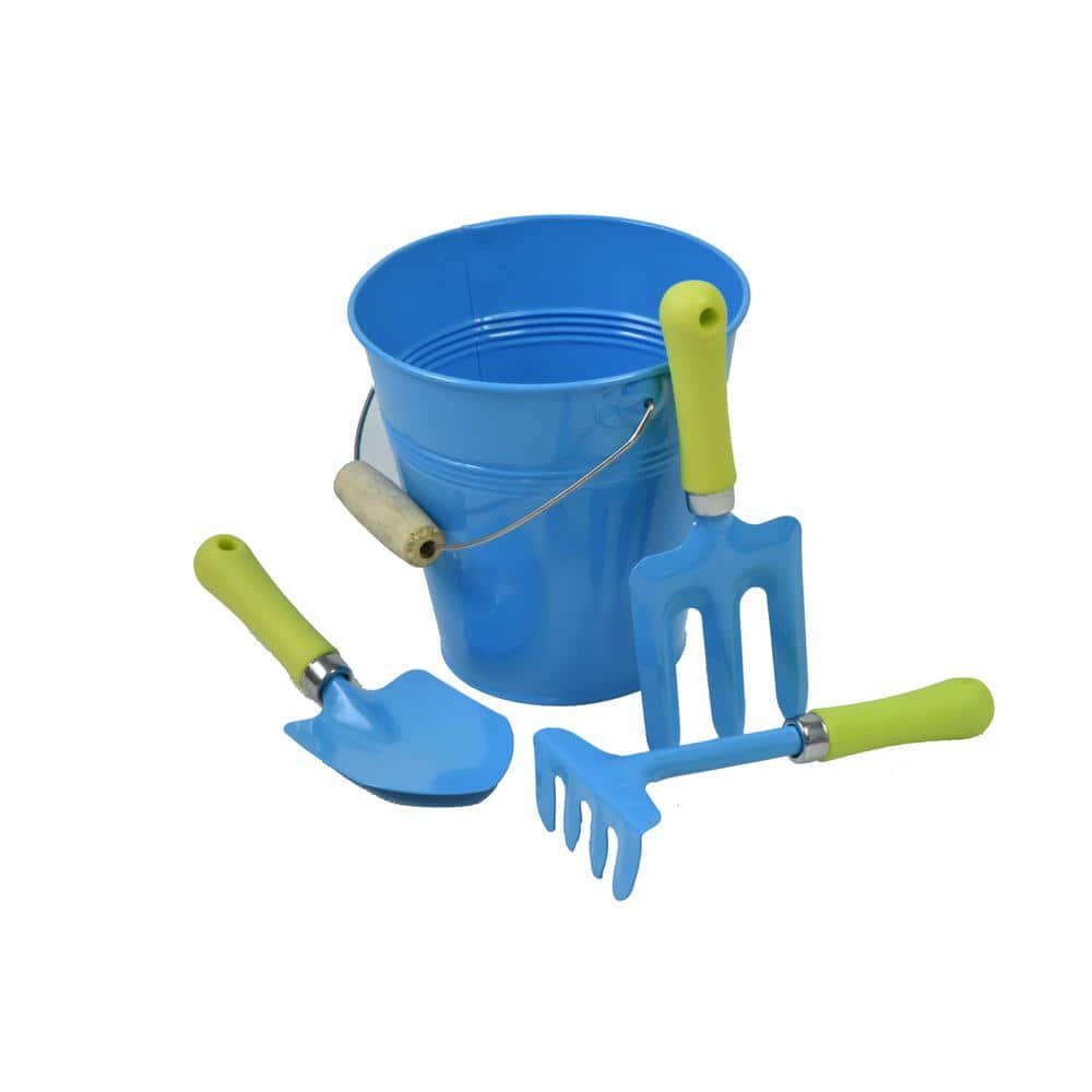 Just For Kids Blue Water Pail with Tool Set