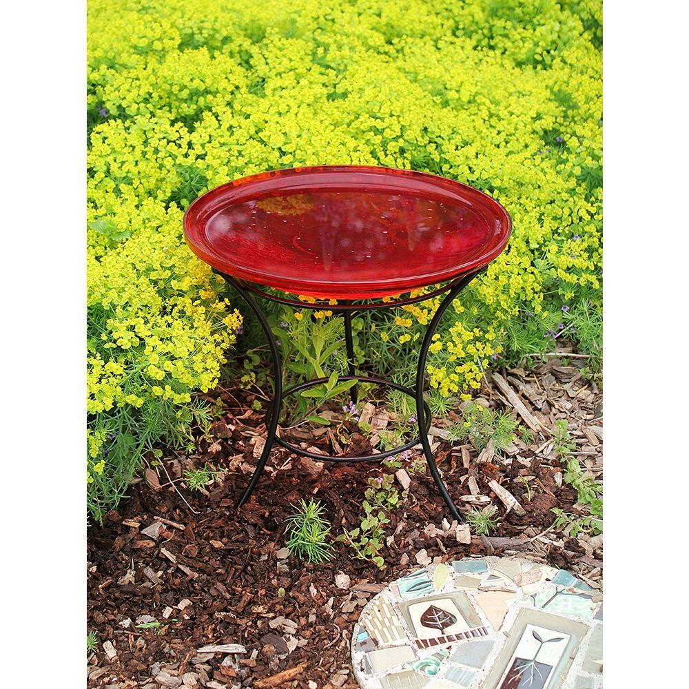 Multi-Use Stand for Planter, Birdbath, Ball, 11.25 in. Tall Black Powder Coat Finish