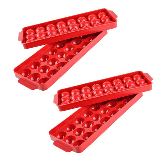 Ice Sphere Ice Trays (2-pack) Red 1 in.