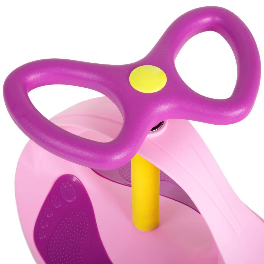 Ride on Toy Wiggle Car in Pink/Purple