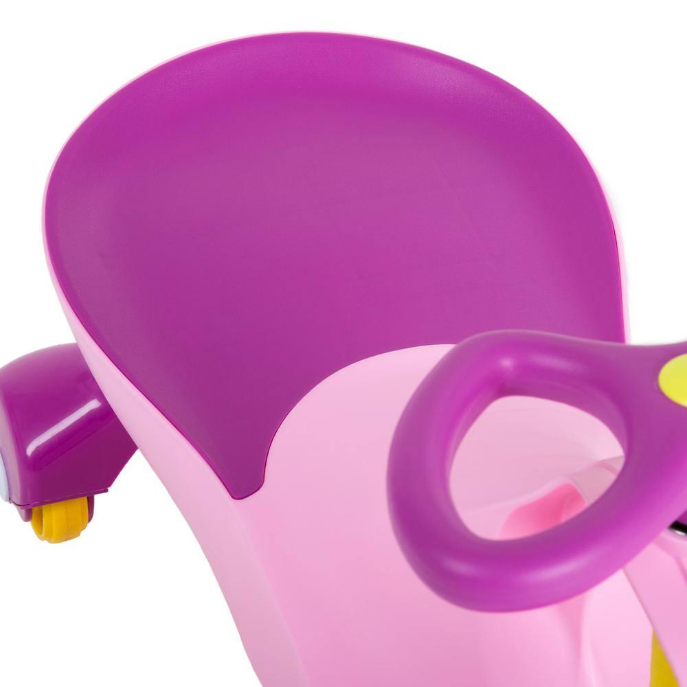 Ride on Toy Wiggle Car in Pink/Purple