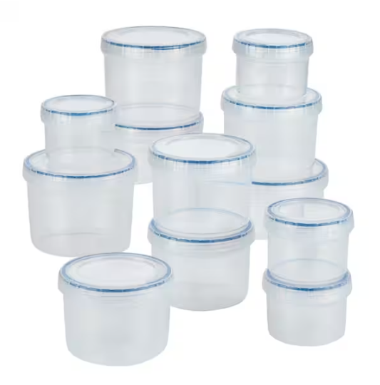 Twist 24-Piece Food Storage Container Set