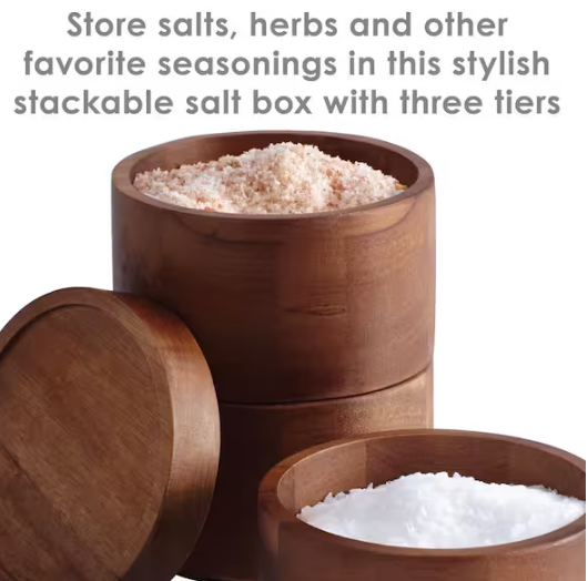 Tools and Gadgets Stacking Salt Box