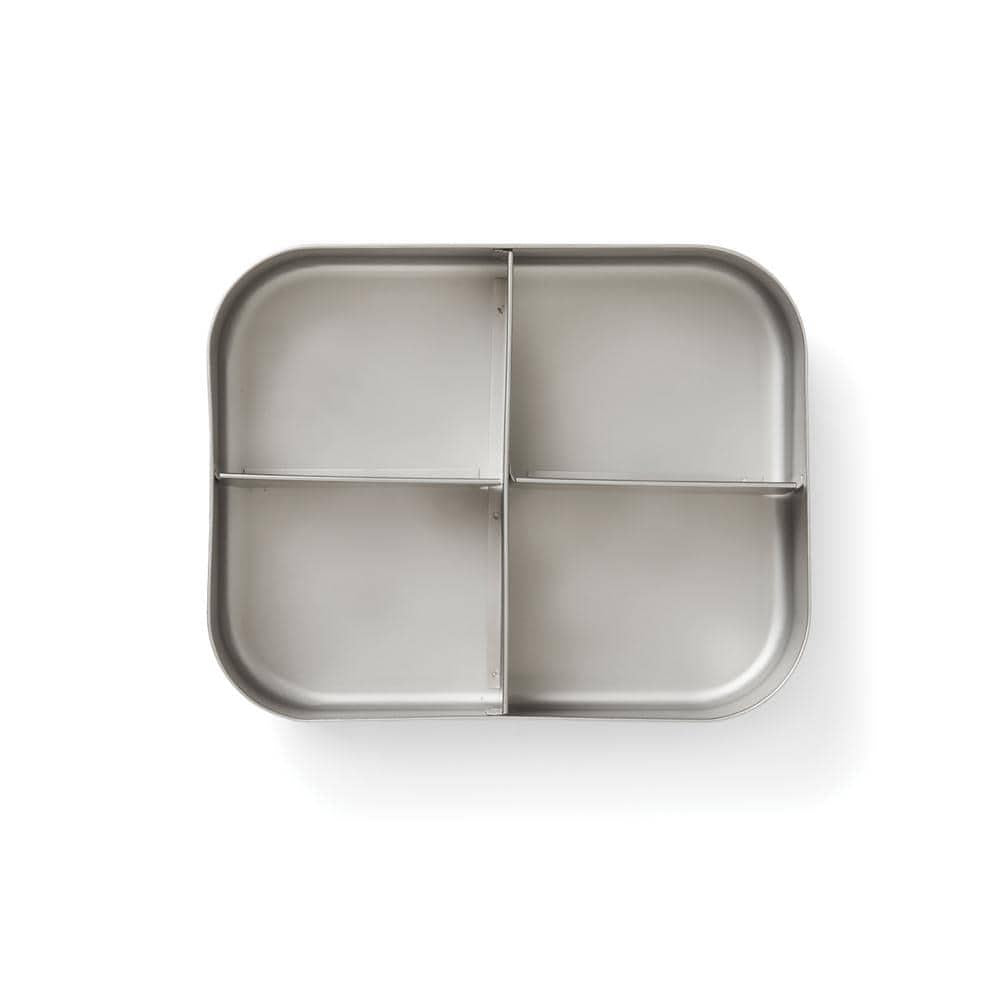 Stainless Steel Kids' Bento Box, 4-Partitions