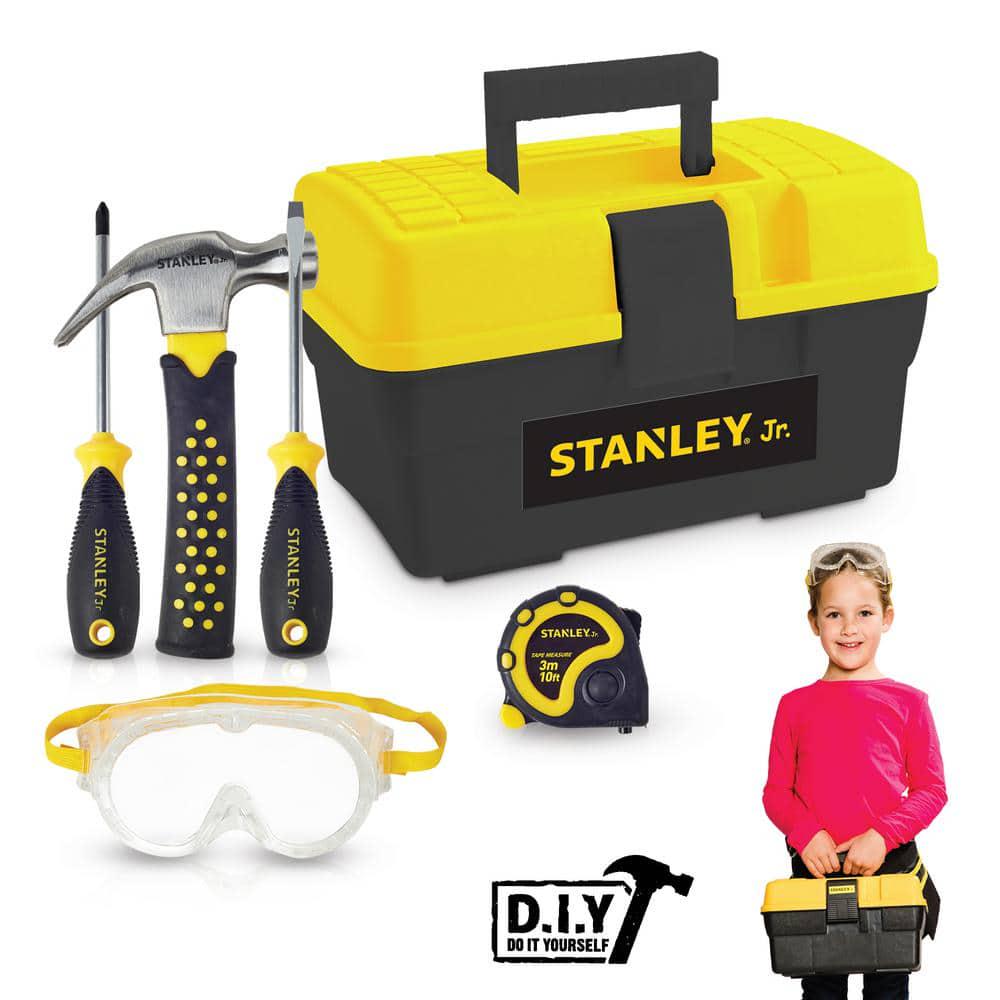 Toolbox with 5-Piece Tool Set (Tool Belt Not Included)