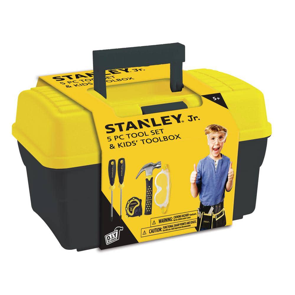 Toolbox with 5-Piece Tool Set (Tool Belt Not Included)